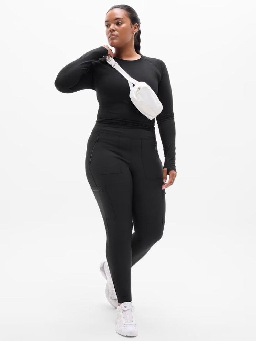 NWT Athleta Headlands Hybrid High Rise Cargo II Legging Tight, Size 26W